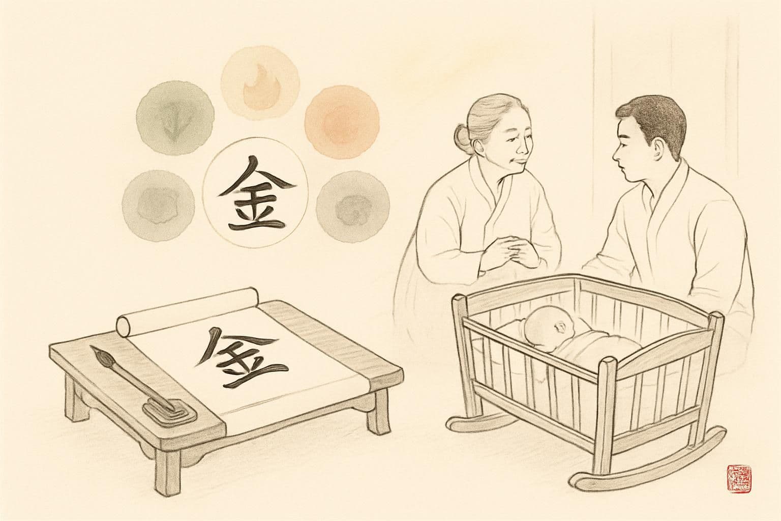 김·이·박 성씨, 아이 이름 오행 어떻게 맞출까