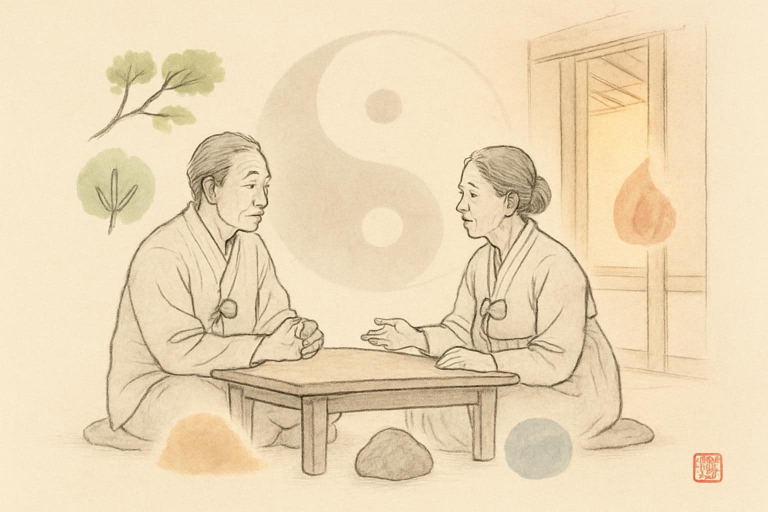 부부 성격충돌, 식상·관성 균형으로 풀자