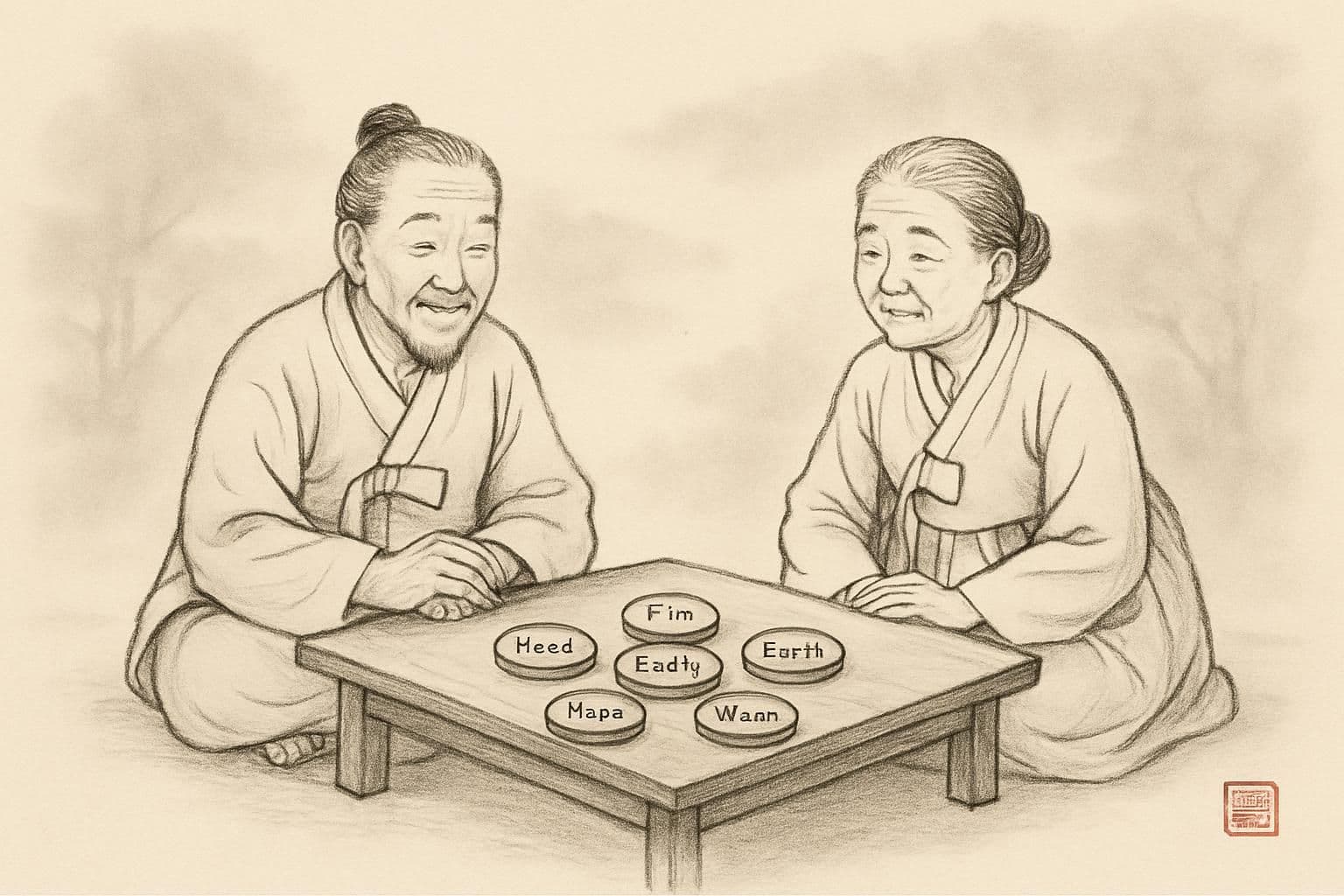 말 다르고 속도 다른 부부, 십신으로 맞추기