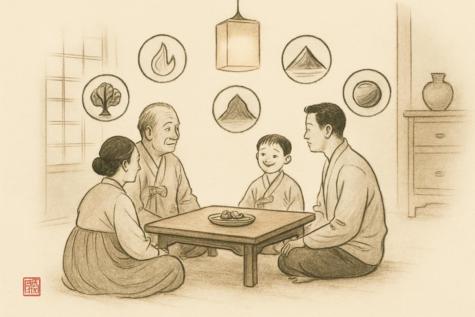 가족 사주로 집안 역할 맞추는 법