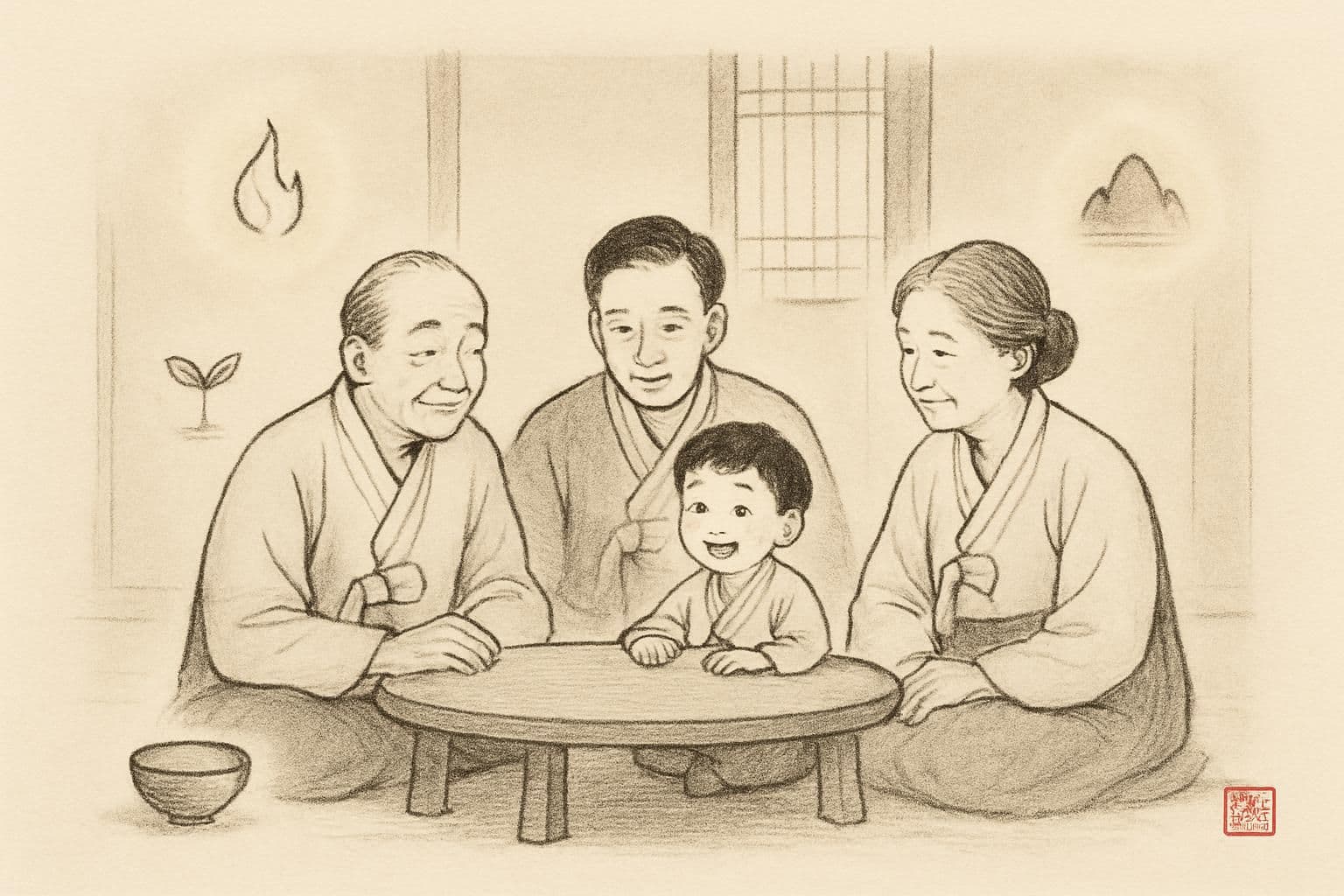 우리 집 기운, 누가 불씨고 누가 우물일까?