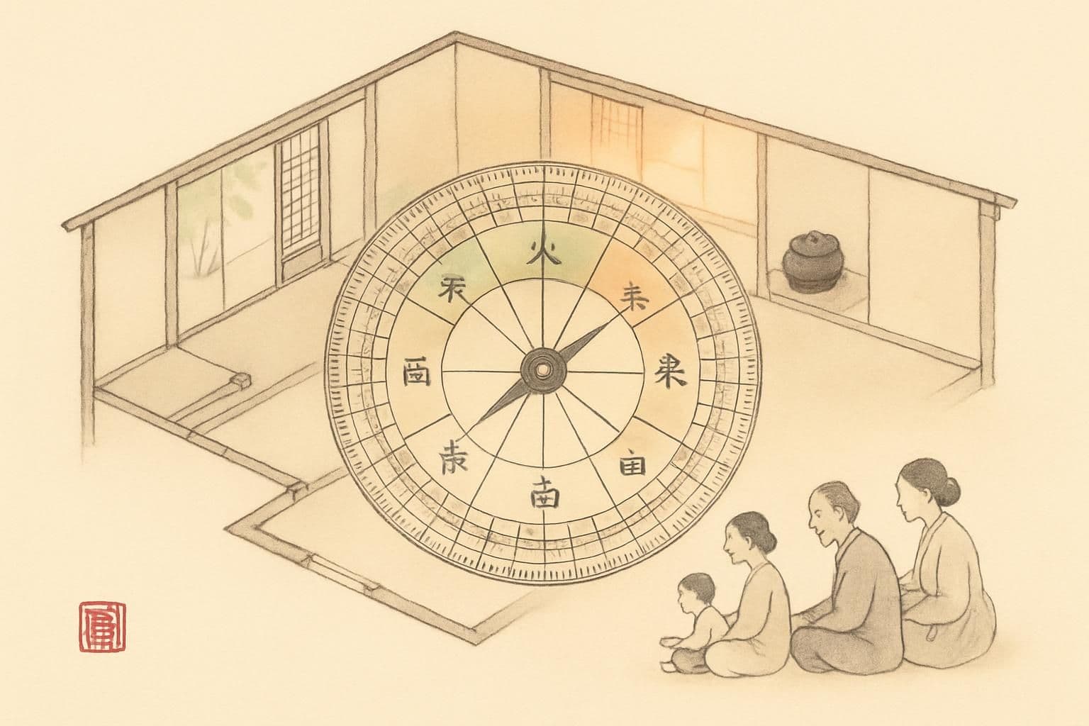 가족 화합 집 배치, 동서남북 어떻게?