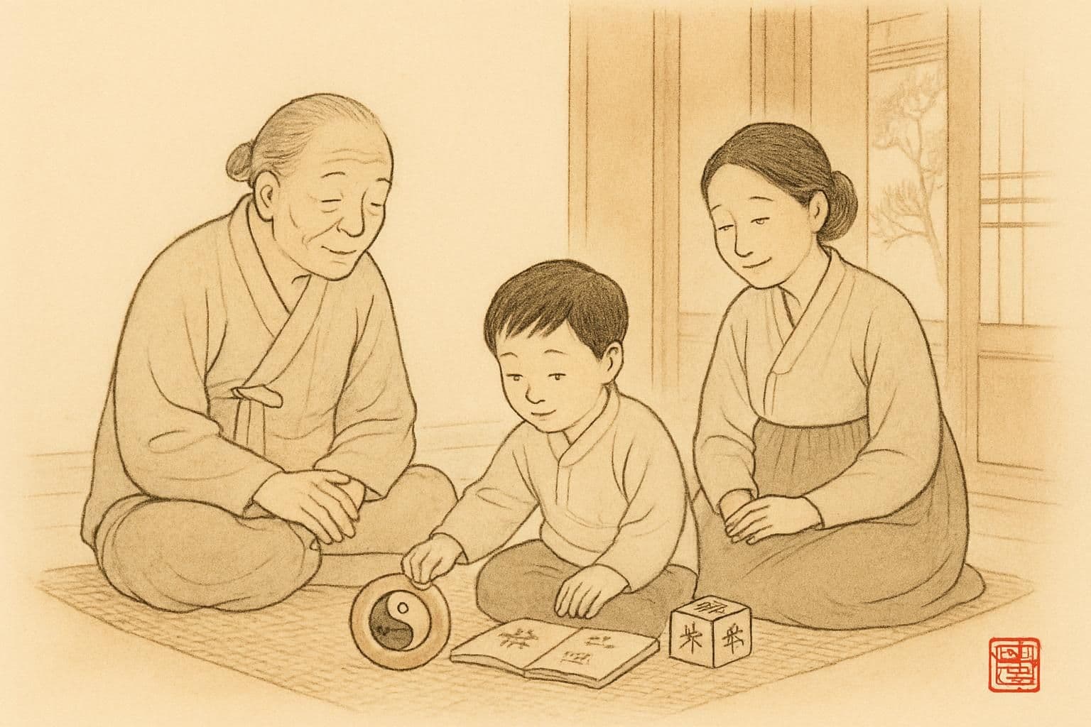 손주와 티격태격? 오행으로 돌봄 궁합 점검