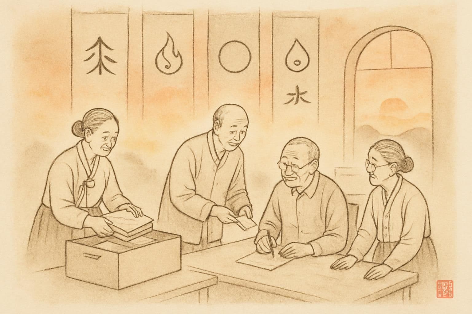 중년 명예운, 어떤 모임에서 빛나고 언제 시작할까?