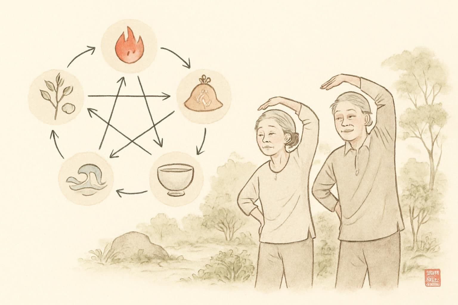 잠설침·속쓰림·부종, 오행 경고등 읽기