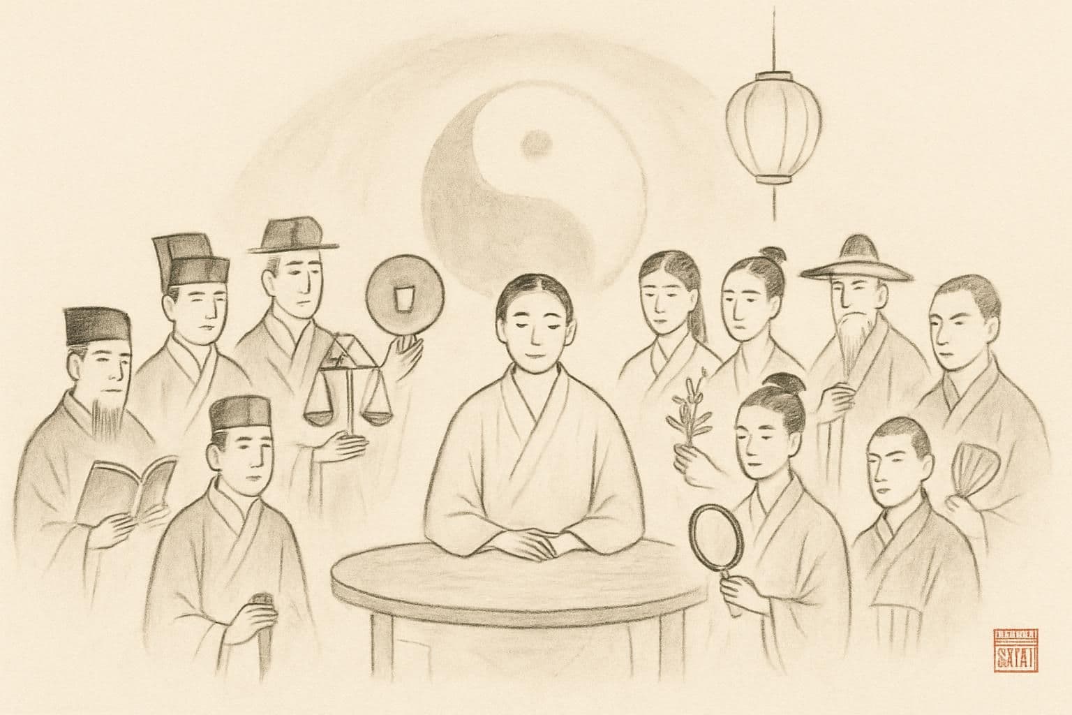 십신, 누구와 어떻게 지낼까? 5060 쉬운 해설